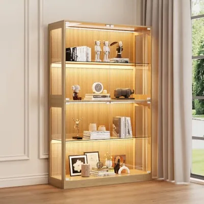 45 x 16-Inch RGB Display Cabinet with Glass Doors